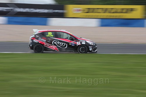 Myles Collins in Renault Clio Cup Race Three at the British Touring Car Championship 2017 at Donington Park