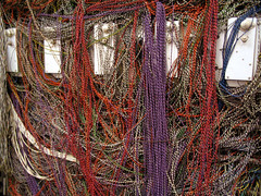 Rainbow of CDC 6600 wires (SN 1) • <a style="font-size:0.8em;" href="http://www.flickr.com/photos/34843984@N07/14926186293/" target="_blank">View on Flickr</a>