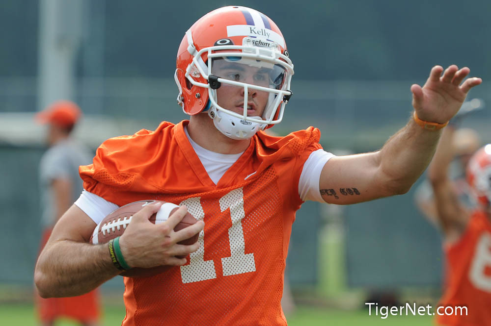 Clemson Football Photo of Chad Kelly and practice