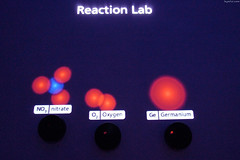 Reaction Lab showing various molecules • <a style="font-size:0.8em;" href="http://www.flickr.com/photos/34843984@N07/15523100506/" target="_blank">View on Flickr</a>