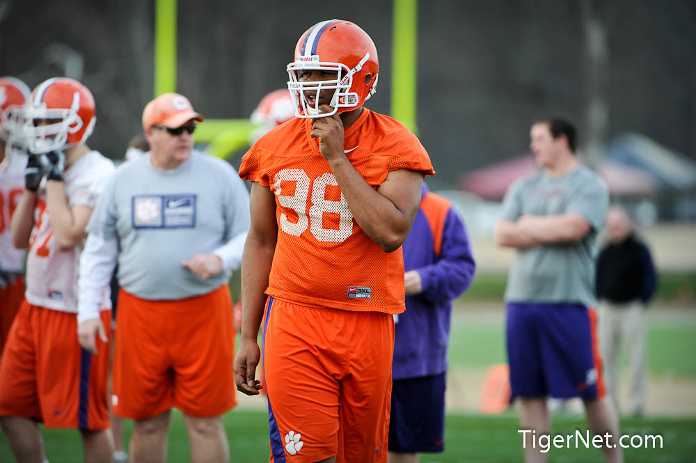 Clemson Football Photo of Kevin Dodd and practice