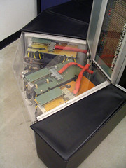 Cray-1 red cables in power supply • <a style="font-size:0.8em;" href="http://www.flickr.com/photos/34843984@N07/15547212012/" target="_blank">View on Flickr</a>