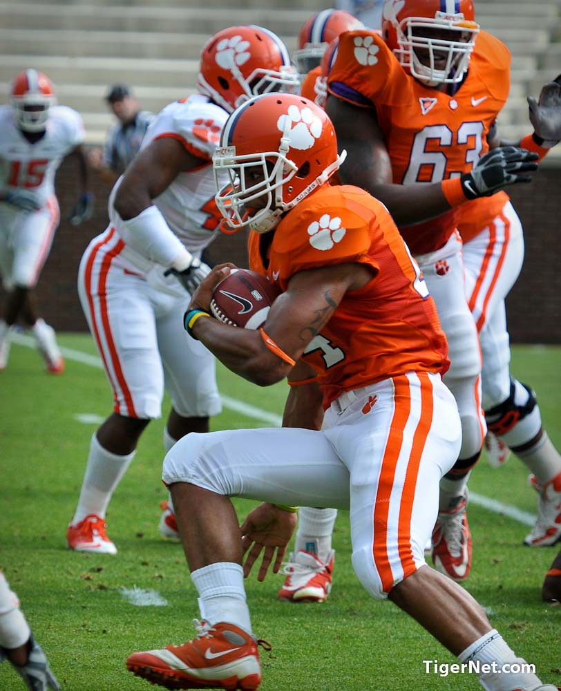 Clemson Football Photo of Demont Buice and orangeandwhite