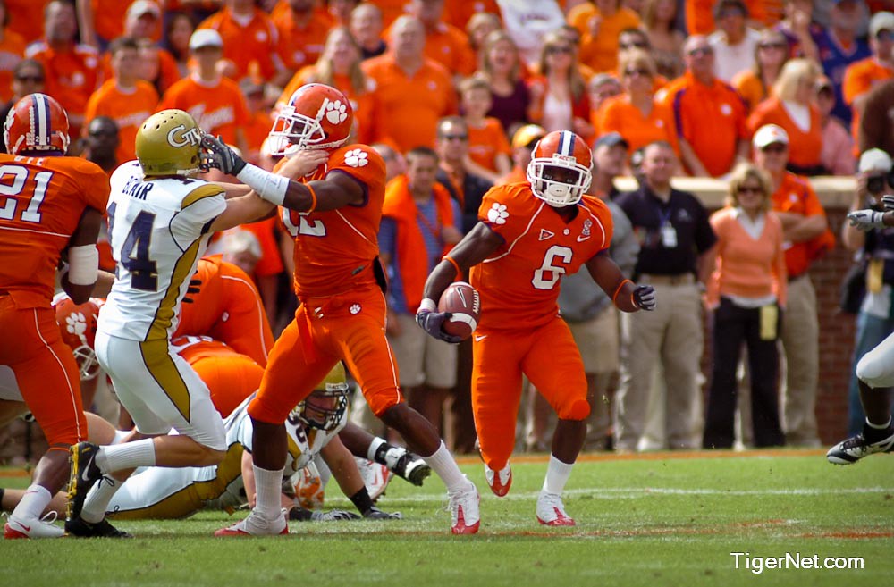 Clemson Football Photo of Georgia Tech and Jacoby Ford