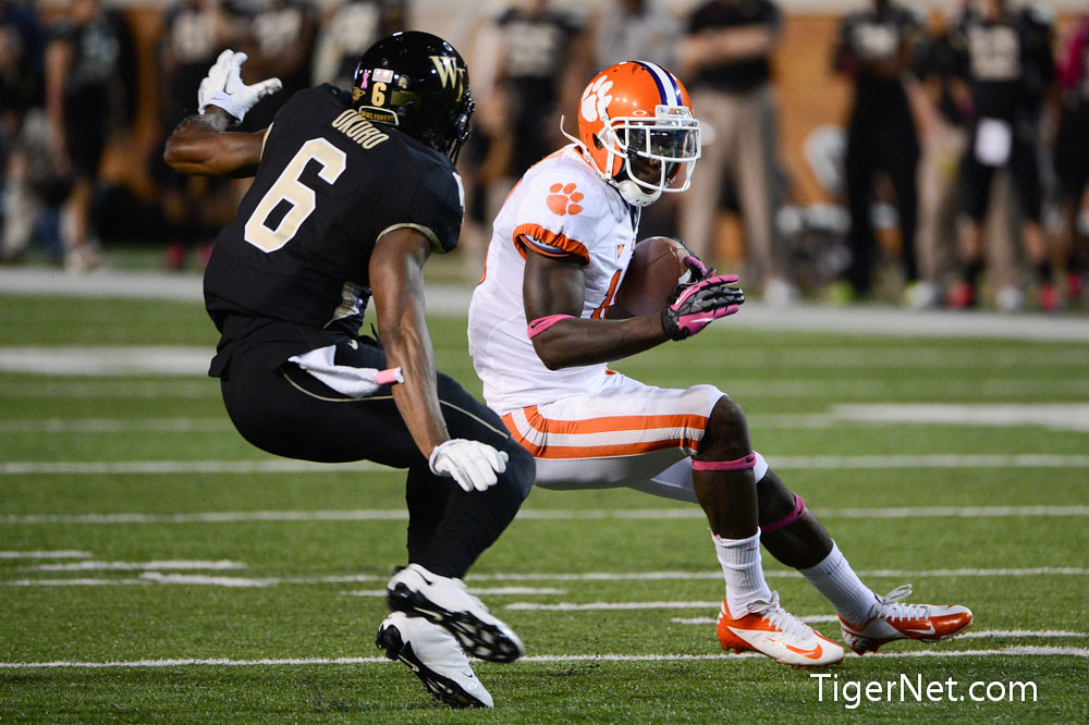 Clemson Football Photo of Jaron Brown and Wake Forest