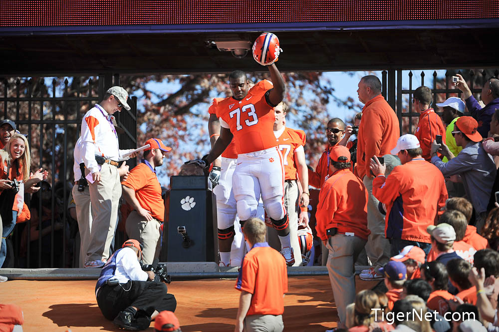 Clemson Football Photo of David Smith and Wake Forest