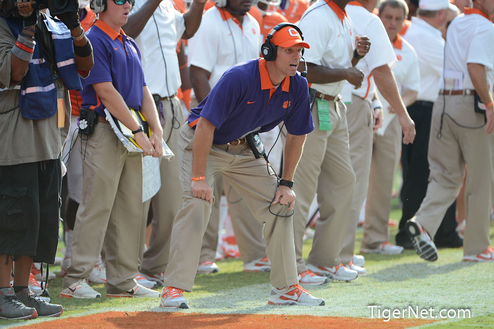 Clemson Football Photo of Brent Venables and Furman