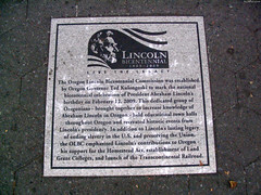 Lincoln Bicentennial Commission plaque • <a style="font-size:0.8em;" href="http://www.flickr.com/photos/34843984@N07/15359838120/" target="_blank">View on Flickr</a>