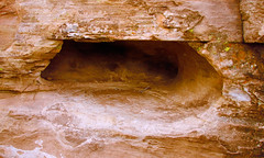 Natural cave hollowed out in sandstone • <a style="font-size:0.8em;" href="http://www.flickr.com/photos/34843984@N07/15361180220/" target="_blank">View on Flickr</a>