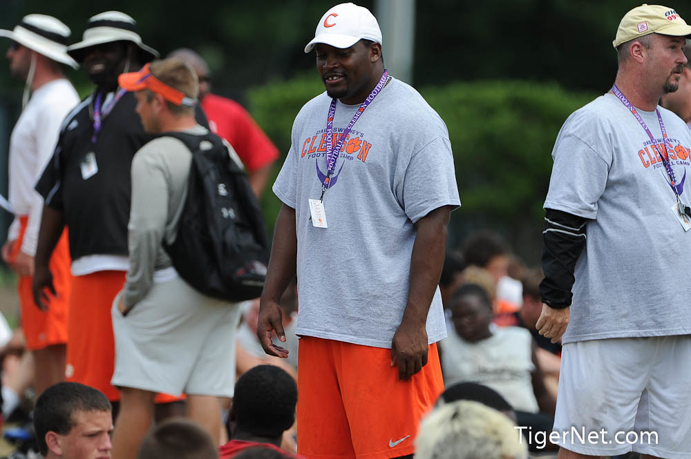 Clemson Football Photo of Keith Adams and Recruiting