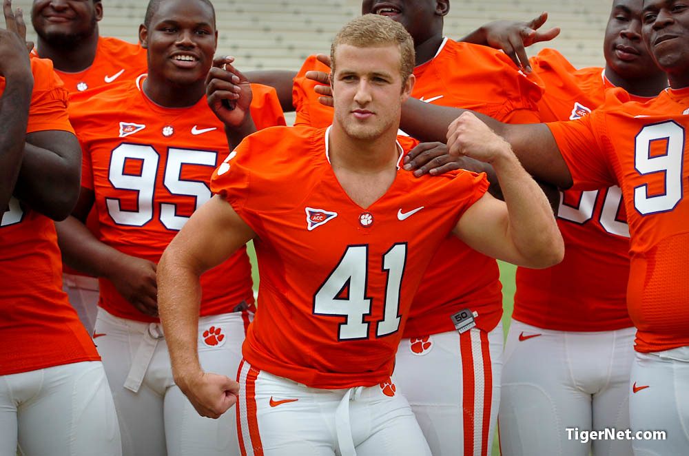 Clemson Football Photo of Daniel Andrews and photoshoot and teamphotos