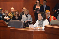 Testifying in front of Transportation Committee
