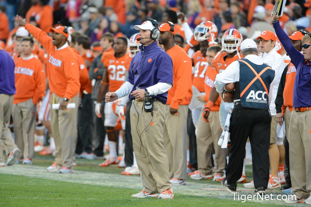 Clemson Football Photo of Brent Venables and NC State