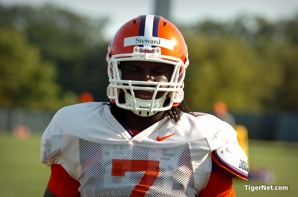 Clemson Football Photo of fallcamp and practice and Tony Steward