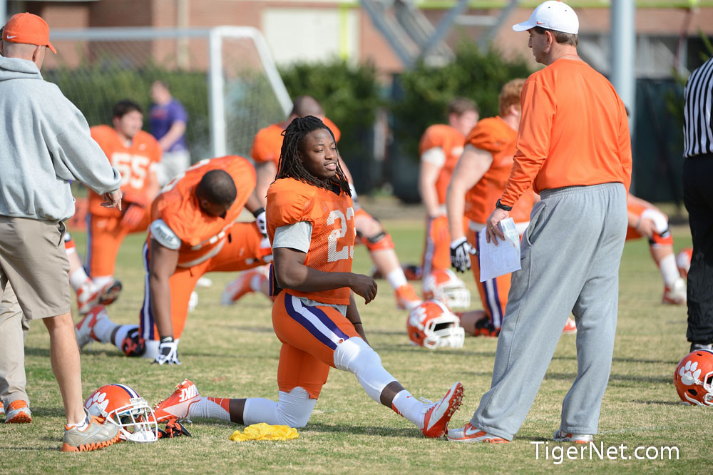 Clemson Football Photo of Andre Ellington and Bowl Game and practice
