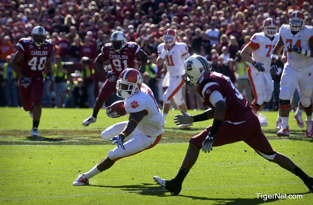 Clemson Football Photo of Jacoby Ford and South Carolina