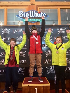 Big White Western Ski Cross Finals U12 MEN - RACE 1 PHOTO CREDIT: Todd Cashin