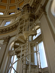 Looking up to spiral staircase to top • <a style="font-size:0.8em;" href="http://www.flickr.com/photos/34843984@N07/15545160742/" target="_blank">View on Flickr</a>
