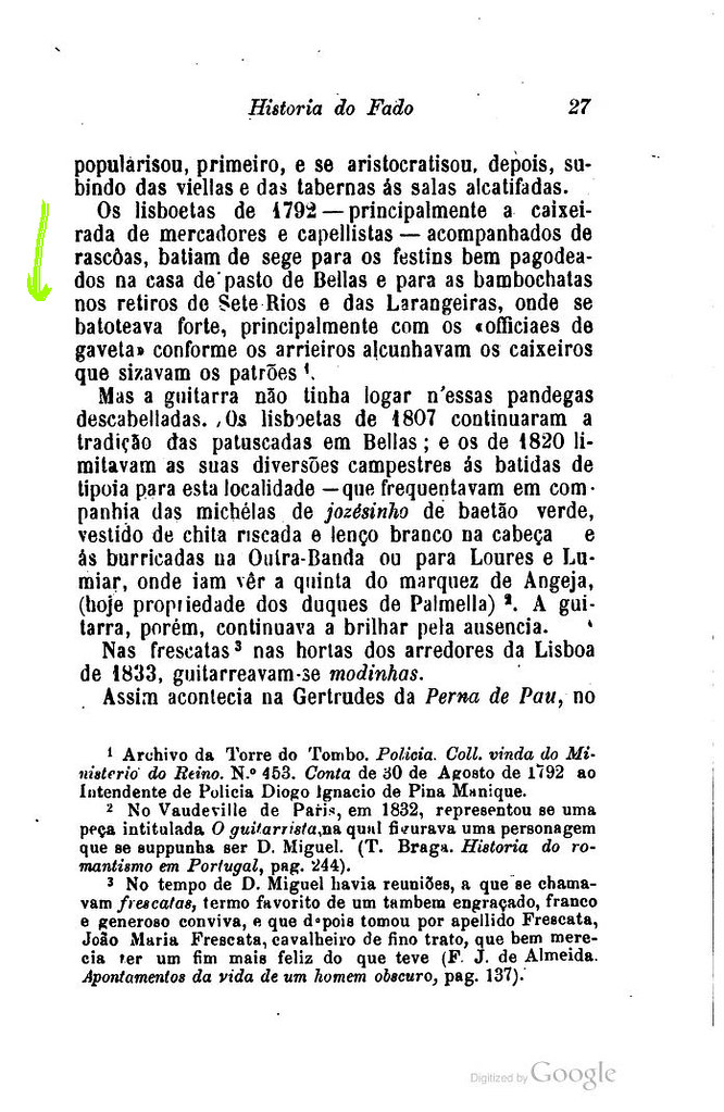 Pinto de Carvalho (Tinop), A Historia do Fado, Lisboa, Empreza da Historia de Portugal, 1903.