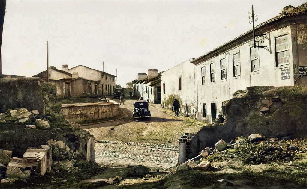 Portela de Sacavém (Fototipia animada: original de E. Portugal, 1938)